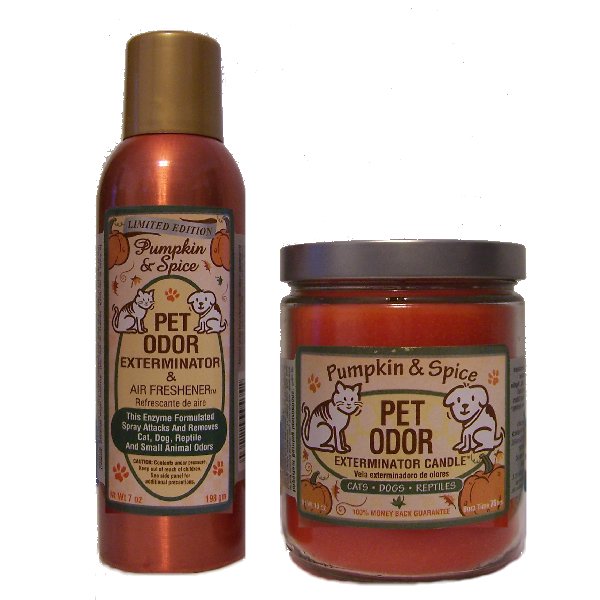 Pet Odor Exterminator Combonation Package - Pumpkin Spice (Limited Edition)